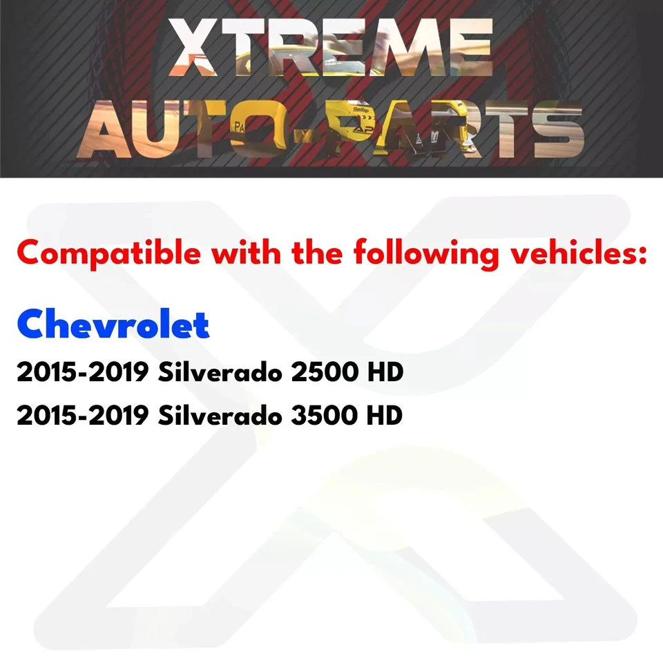 Front Bumper Paintable & Fog Lights Kit For 2015-19 Chevy Silverado 2500 HD 3500 Foto 4 de 4