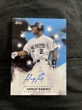 2024 Topps Series 1 HANLEY RAMIREZ Baseball Stars Black auto Marlins