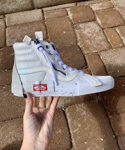 vans deconstructed white