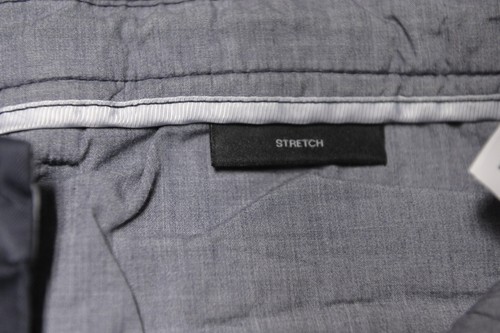 Hugo Boss $165 Hombres Kaito Calce Ajustado Elástico Algodón Azul Oscuro Pantalones Chinos 38R EU 54 - Imagen 6 de 11