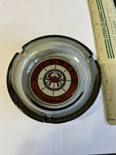 Vintage Glass Ashtray Dockside Annapolis Md - 第 1/3 張圖片