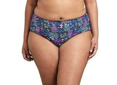 Goddess Kayla Printed Full Fit Briefs Knickers Underwear Cloud Forest Blue