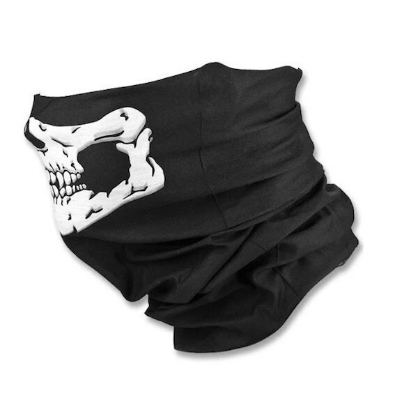 BANDANA ARMY BIKER SKULL MASKE TOTENKOPF SCHÄDEL MOTORRAD KARNEVAL STURMHAUBE - Bild 4 von 4