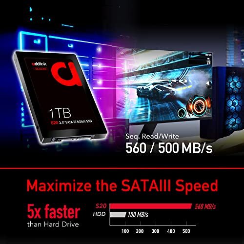addlink S20 1TB PS4 Compatible SATA III Inch Extreme Quality