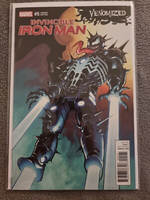 Invincible Iron Man #5 Leonardi venomized Variante