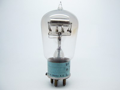NOS? Siemens & Halske BF Test GOOD 20s Vacuum Triode Radio Audio Tube Post-Röhre