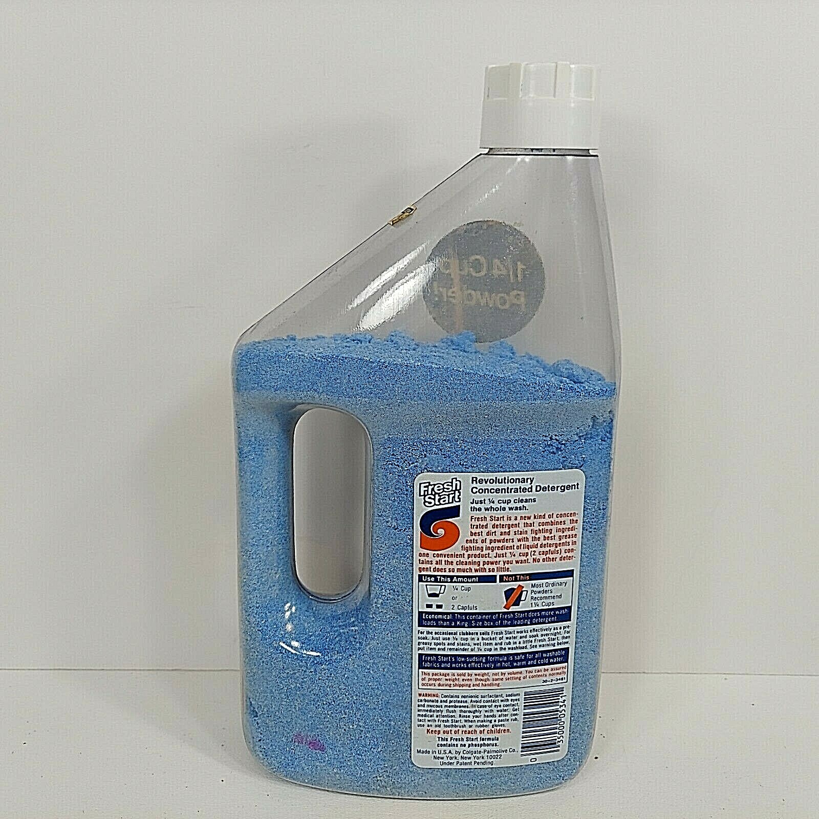 Fresh Start Concetrated Laundry Detergent Powder 34.5 oz Opened
