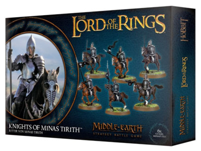 6 Knights of Minas Tirith Middle Earth Strategy Game NEW on SPRUE Lord the Rings