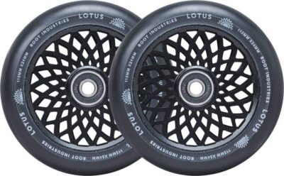 2 x Root Industries Lotus Stunt-Scooter Rolle 110mm Roller Wheels Schwarz