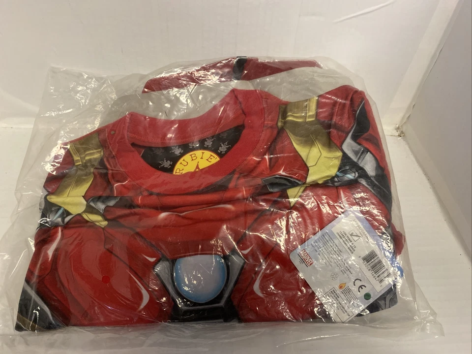 Disfraz de Rubí Capitán América: Guerra Civil Iron Man Niño Top y Máscara, Talla L Foto 2 de 4