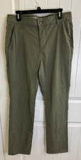 Weatherproof Vintage Regular Fit Tech Pant 34x32 (Actual) Nylon Stretch Green