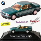 BMW 3 Series Convertible + HardTop 325i E36/2C 1993-99 Green Green Metallic 1:87 Herpa