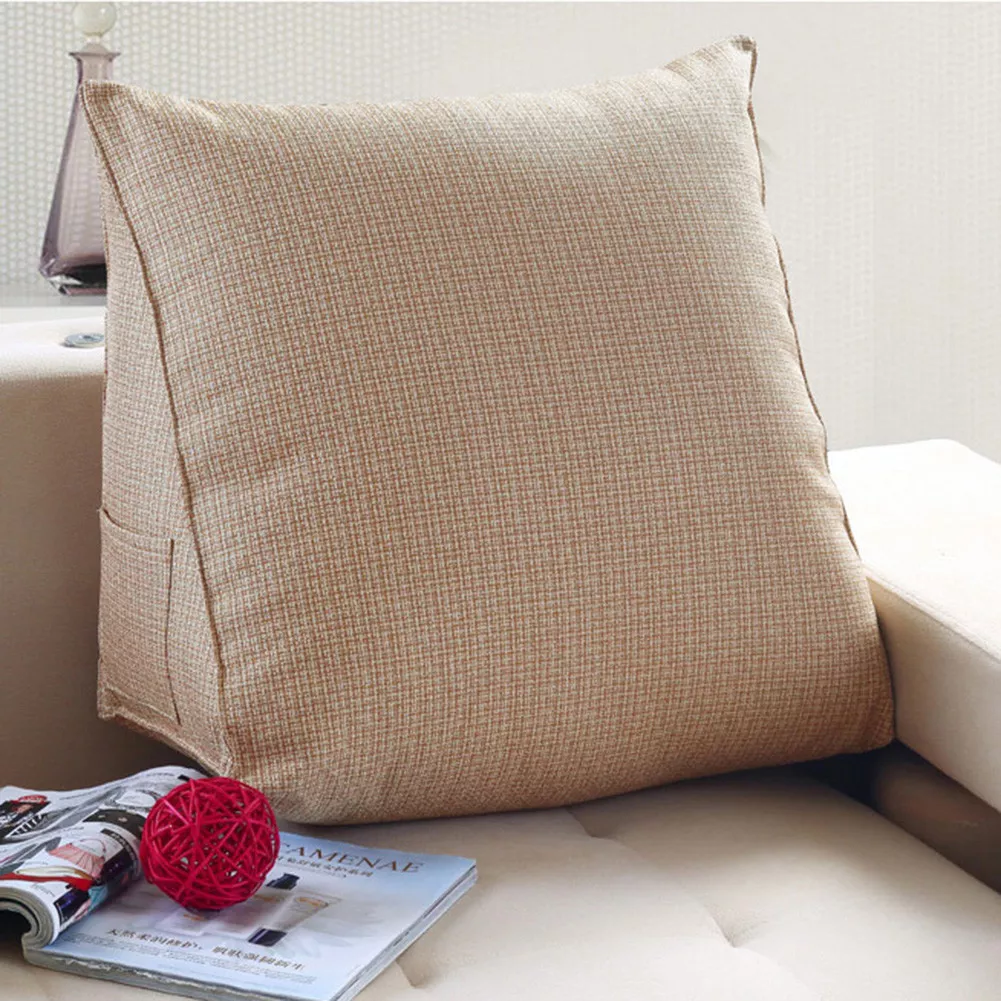 Triangular clearance backrest cushion