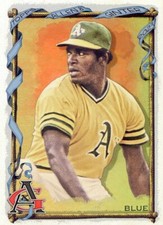 2023 Topps Allen & Ginter Silver Portrait Hot Box #322 Vida Blue - Oakland Athle