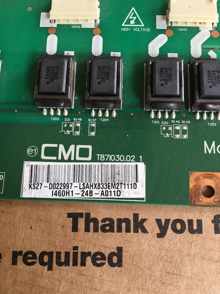 SAMSUNG LE46A565P1F 46" TV MASTER INVERTER PCB T871030.02 - Image 2 of 4