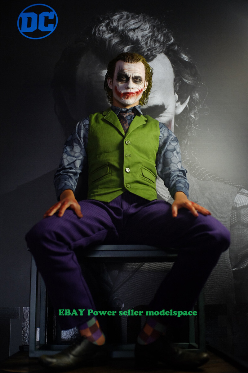 Queen Studios QS 1:3 The Joker Heath Ledger Rooted Hair Statue