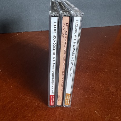 Lot: 3 Jean-Marie Leclair CD Violin Sonatas Concertos Volume II Op 7 Convivium - Picture 5 of 9