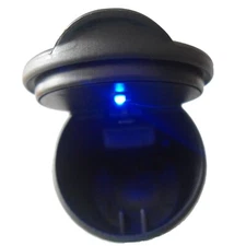 Auto Car Ashtray Cigarette Cup Ash Holder LED Light Lid Portable Detachable
