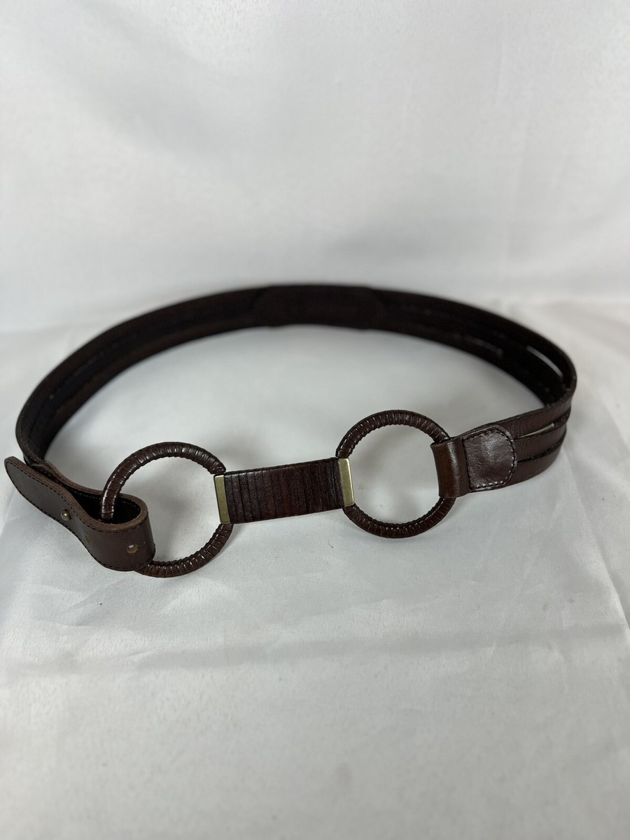 Linea Pelle Double Prong Suede Leather Belt Size M Linea Pelle Double Prong Suede Leather Belt Size M main image 3