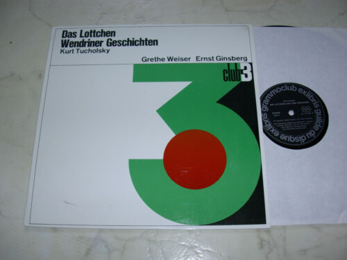 The Lottchen Tucholsky Grethe Weiser Ernst Ginsberg *Rare Vinyl LP*
