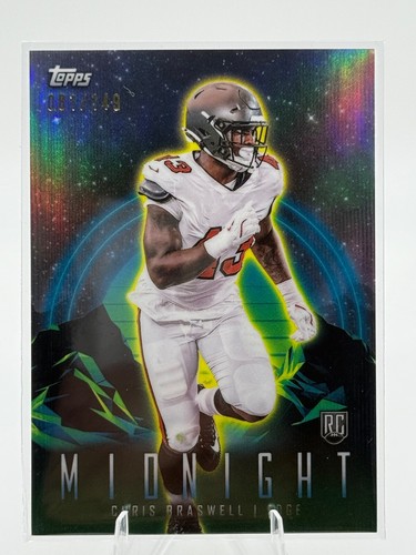 2024 Topps Midnight Chris Braswell Rookie MORNING /149 Tampa Bay Buccaneers RC🔥