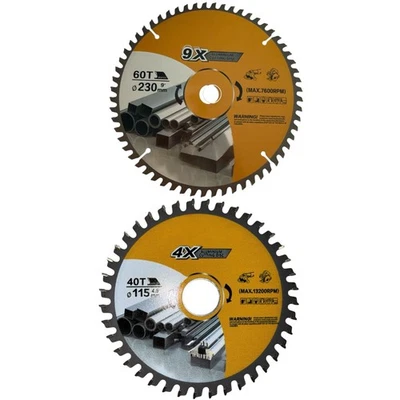 NOEMON Disco da Taglio per Alluminio – 40T o 60T Lama Circolare per Smerigliatrice e Tr