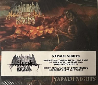 Nocturnal Breed - Napalm Nights CD 2014 Agonia Records   ARCD123 [New] *PL