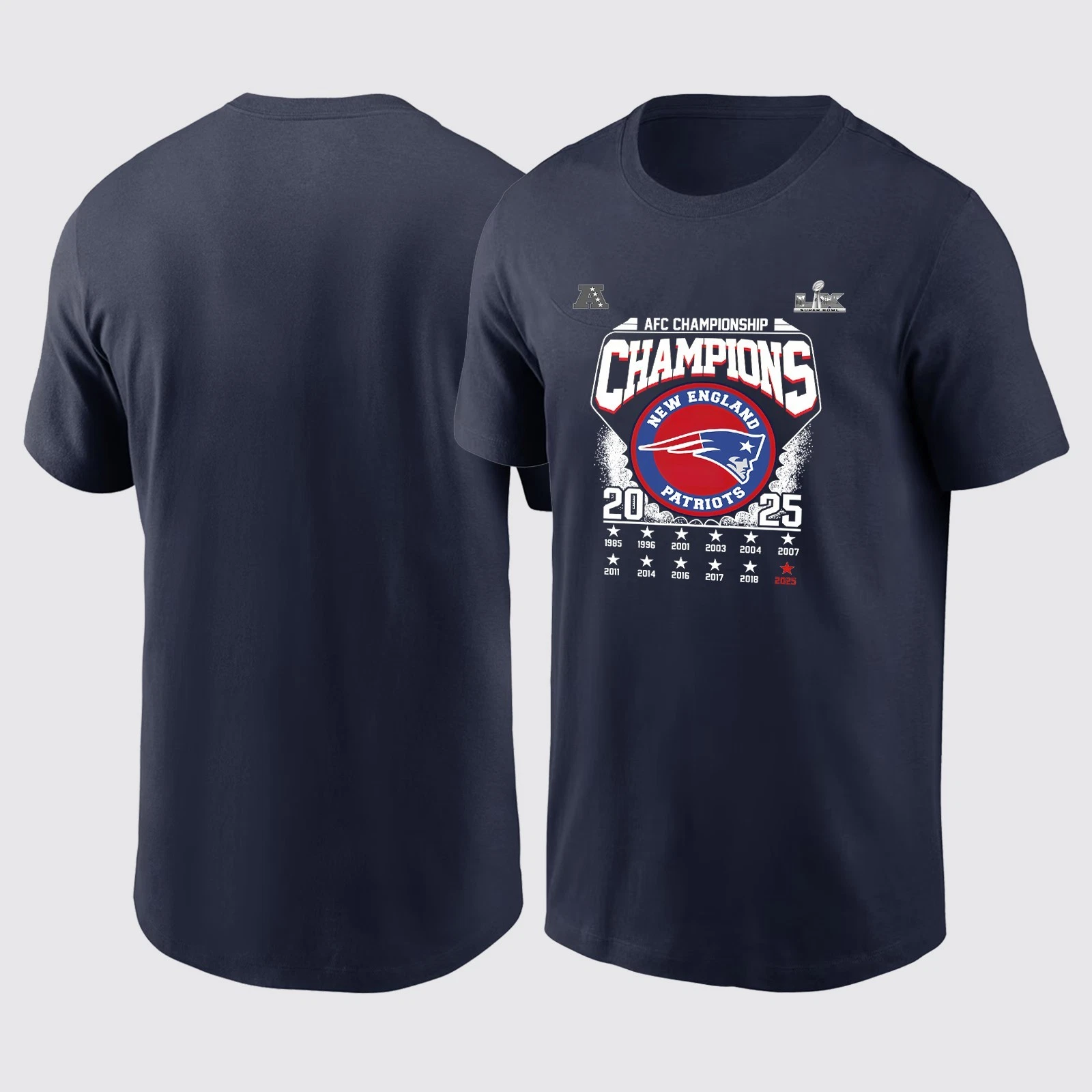 AFC Championship 2025 New England Patriots TShirt