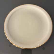 K&A Krautheim weiß mit Goldrand Kuchenteller Teller aus Porzellan Ø 19 cm