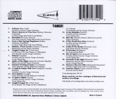 VARIOUS ARTISTS - TANGO! THE DANCE THAT SWEPT THE WORLD! NEW CD
