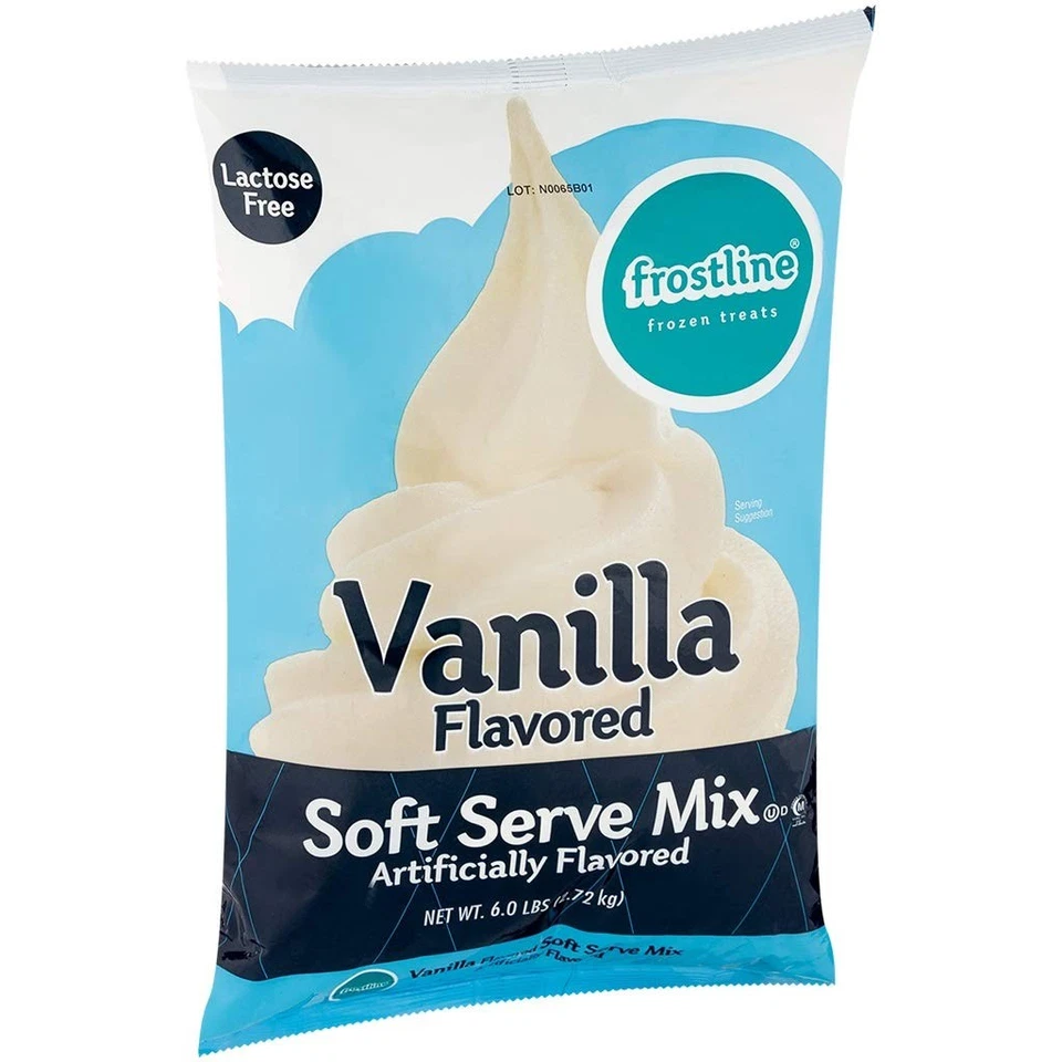 Frostline Vanilla Soft Serve Ice Cream Mix, 6 Pounds - Image 4 of 4
