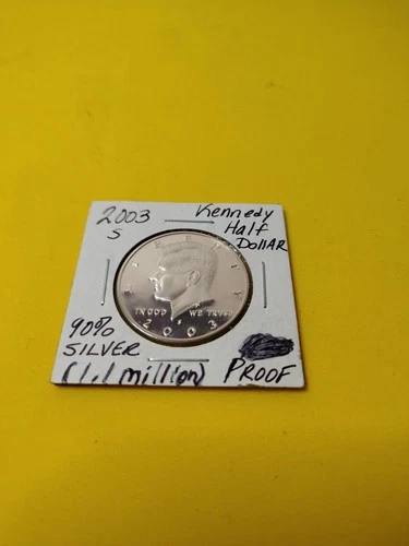 2003 S Kennedy Half Dollar Gem DCam Proof 90% Silver
