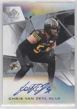 2021 SP Game Used Edition CFL Auto Chris Van Zeyl #A-CV Auto 10bd