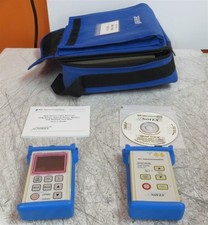 Corroded AFL Noyes OPM5 & OLS2 Dual Fiber Optic Test Kit No Batteries AS-IS