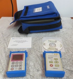 Corroded AFL Noyes OPM5 & OLS2 Dual Fiber Optic Test Kit No Batteries AS-IS