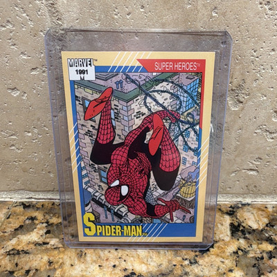 Impel 1991 Marvel Super Heroes Spider-Man (Peter Parker) #1 Trading Card