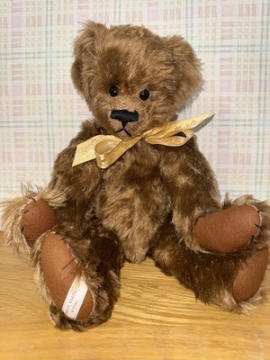 Seltener Vintage Barton Bär Mohair Künstlerbär