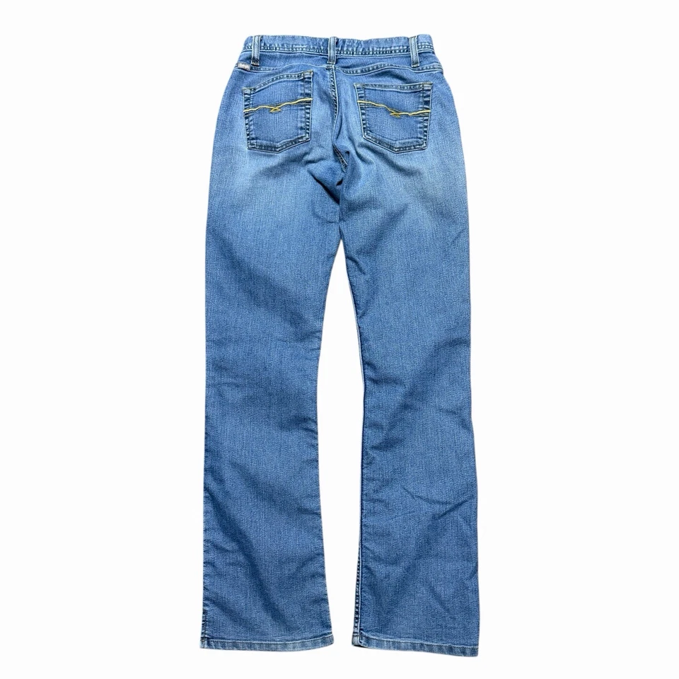 Pantalones de mezclilla vintage Y2K para mujer Cruel Girl relajados lavados ligeros talla 5 Foto 2 de 4