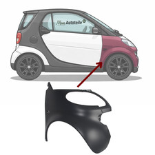 Kotflügel vorne rechts passend für Smart fortwo/city/coupe/cabrio 450 98-02