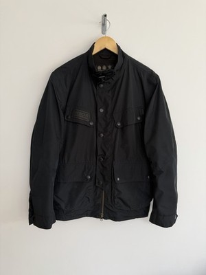 Barbour wasserdichte Jacke schwarz Rainton Herren Large super 
