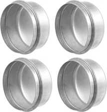 X AUTOHAUX 4pcs 2.72" Trailer Axle Dust Cap Cup Grease Cover for Dexter 