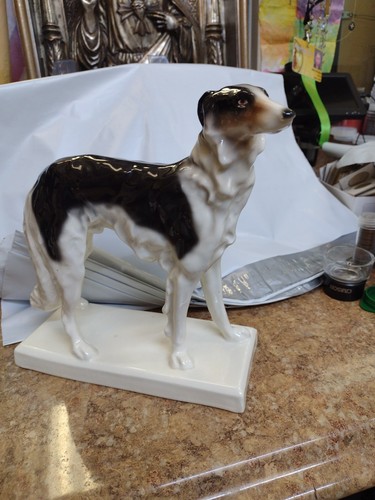 BORZOI ERPHILA GERMANY dog figurine Very Rare Look At Pictures Nice - Picture 15 of 19