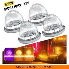 4-40x Amberpurple Lamp Clearence Light Led Watermelon Side Marker Truck Trailer