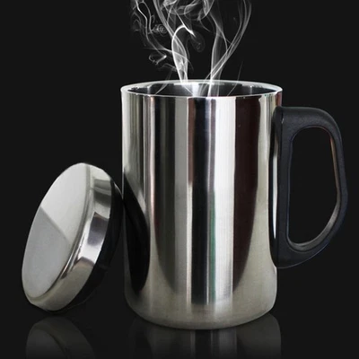 Kaffee-Reisebecher Tee Edelstahl for vakuum Wasserflasche Cup 350 / 500ML NEU DE - Bild 1 von 4