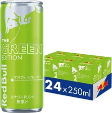 Red Bull Energy Drink Green Edition Muscat Flavor 250ml×24 Japan New