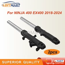 For NINJA 400 EX400 2018-2024 Front Shock Absorber Fork Suspension Set New