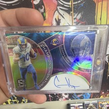 Panini Spectra Cooper Kupp Autograph Nebula Prizm /2 CS-13 Rams