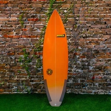 5'10" Coffee Bean EPS Series Surfboard - Orange Spray - Futures Fins