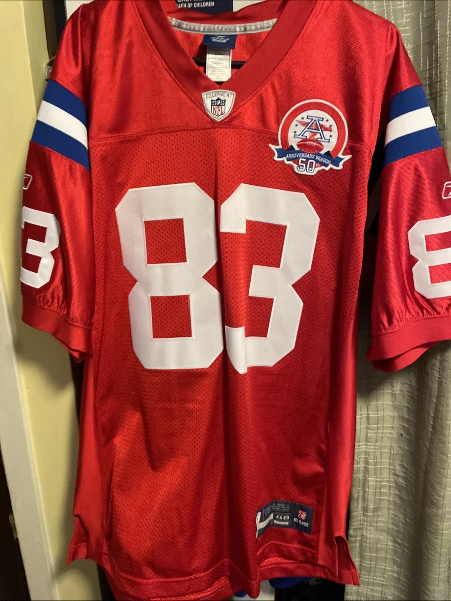 New England Patriots ペイトリオッツWelkerユニフォーム Wes Welker #83 New England Patriots NFL Super Bowl 42 Football