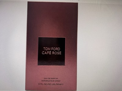 Tom Ford Café Rose Eau de Parfum - Rose/Dark Coffee - 50mL 1.7oz - New in Box